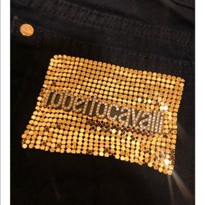 Roberto Cavalli Skinny Black Jeans